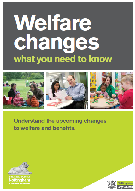 Welfare changes booklet
