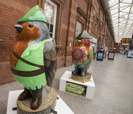 robins at the station