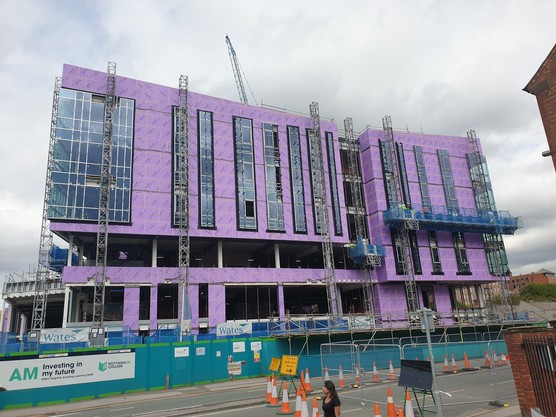 New Nottingham College Building construction