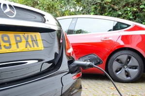 Cars charging 