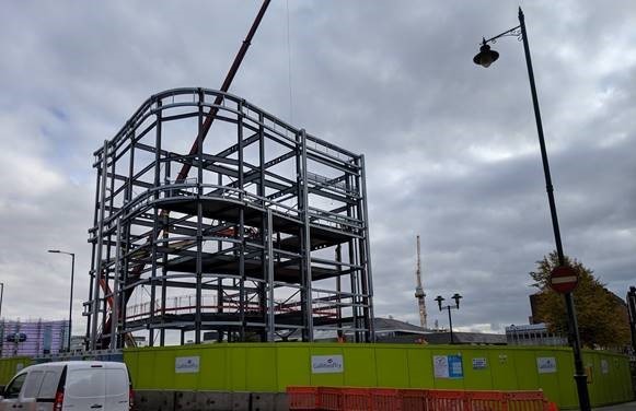 Broadmarsh car park frame