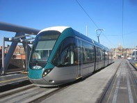 Tram at Nottingham Station