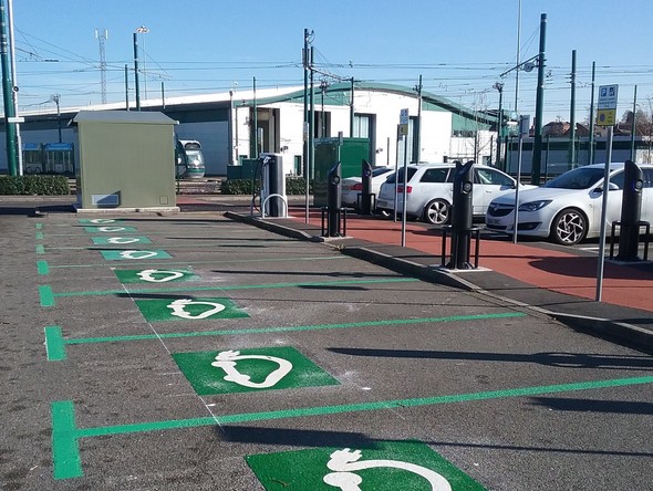 Charge points at Wilkinson Street P&R