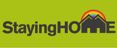 Staying home logo