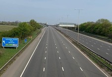 Empty M1 over Easter weekend