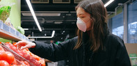 lady shopping for groceries