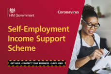 Self employment income support scheme government graphic