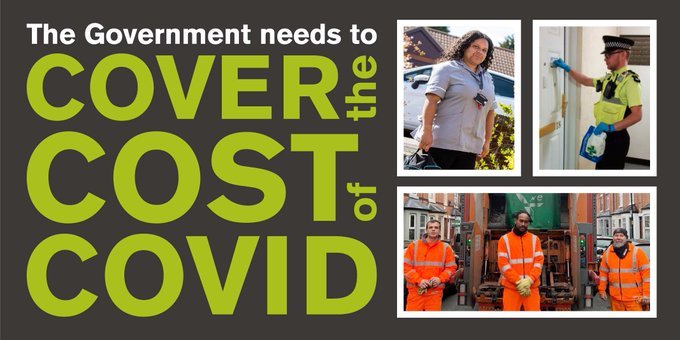 Government needs to cover the cost of covid poster