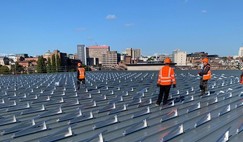 Solar panels on loxley