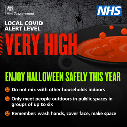 Enjoy Halloween safely this year graphic