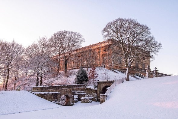 Castle in the snow