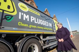 World's first electric bin lorry