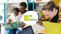 The Next Chapter - libraries graphic