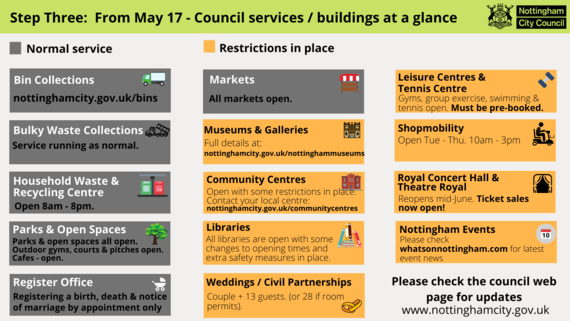 17 May council services