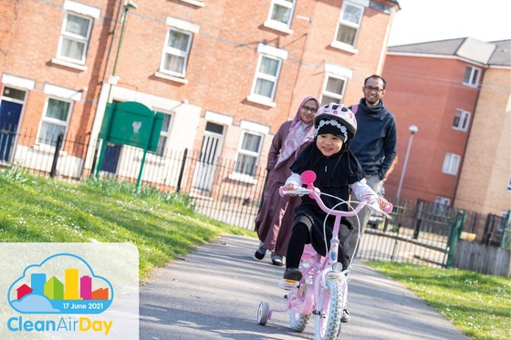 We're encouraging active travel this Clean Air Day