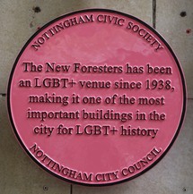 Pink plaque