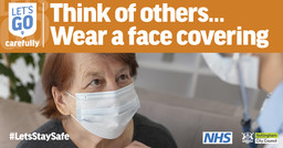 Wear a face covering