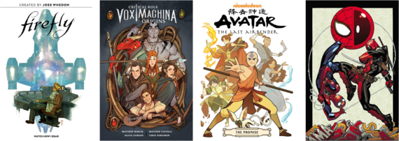 Graphic novel covers