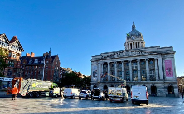 EVs in the Market Square