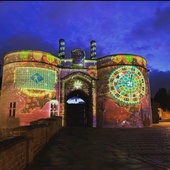 Castle Christmas gatehouse