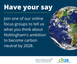 Have you say on carbon neutral nottingham