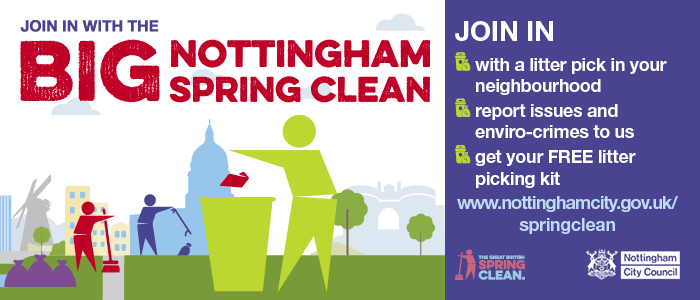 Join in with the Big Nottingham Spring Clean