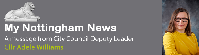 Deputy Leader Cllr Adele Williams latest news email header banner