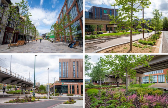 Broad Marsh public realm collage