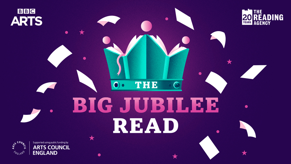 Big Jubille Logo- crown on purple background