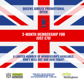 Active Nottingham Jubilee offer