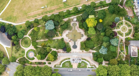 Memorial Gardens (aerial view)