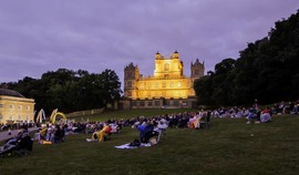 Wollaton Hall at night