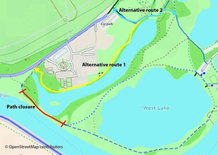 Colwick path closure