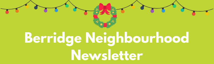 Berridge Christmas Newsletter