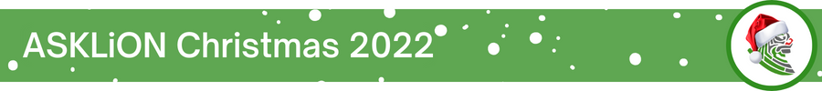 ASKLiON Christmas Title Banner