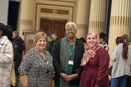 International Women's Day Council House event Cllrs Barnard, Campbell-Clark and Khan