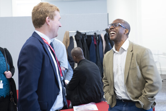 Entrepreneurs talking