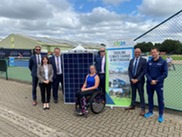 tennis centre solar