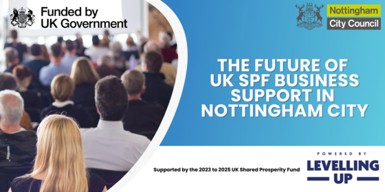 Future of UK SPF support in Nottingham event graphic