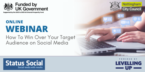 How To Win Over Your Target Audience on social media (Webinar) graphic