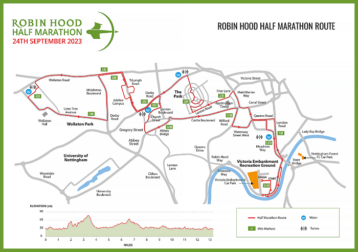 Marathon Route Map