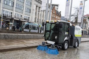 City centre street cleaning