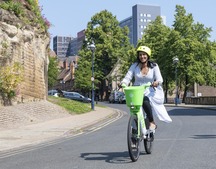 Lime e-bikes