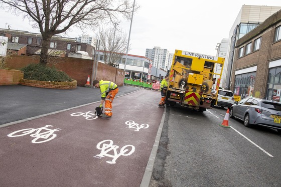 Fisher Gate Cycle route