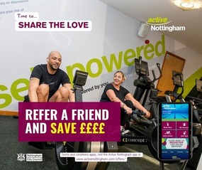 Active Nottingham refer a friend