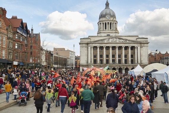 Nottingham Puppet Festival 2018 finale credit Alan Fletcher