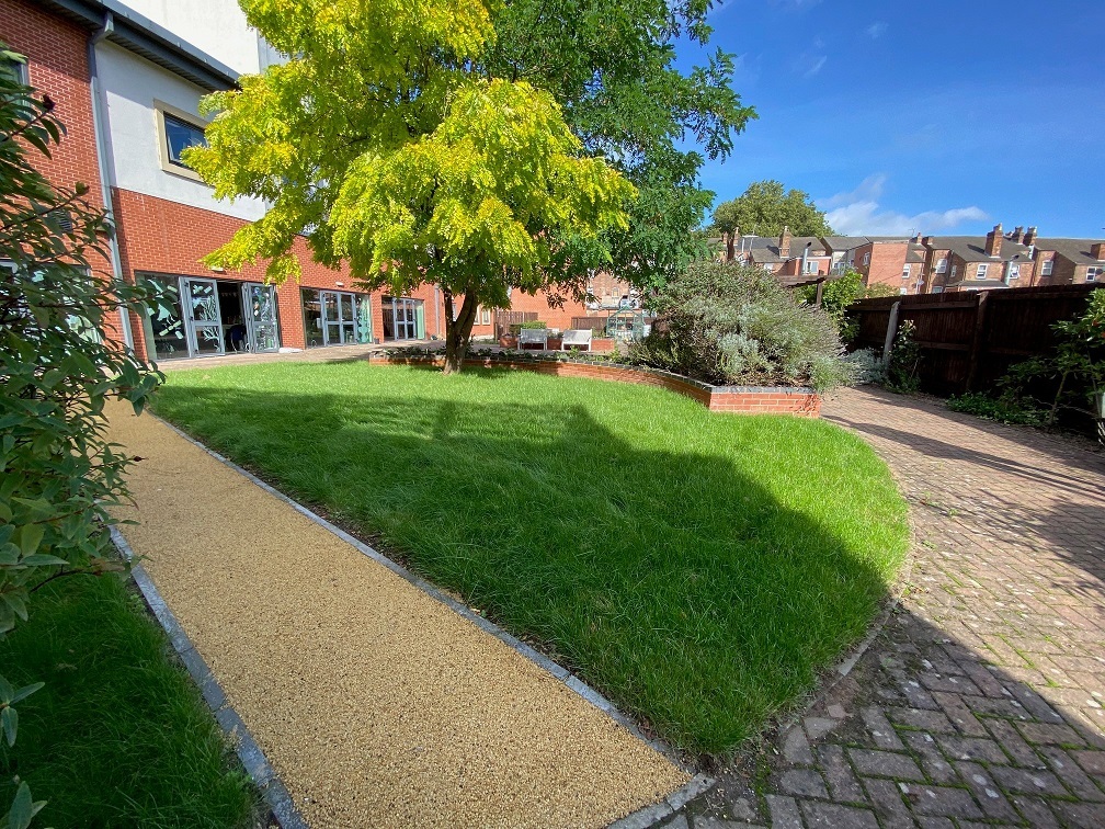 Hyson Green Library garden