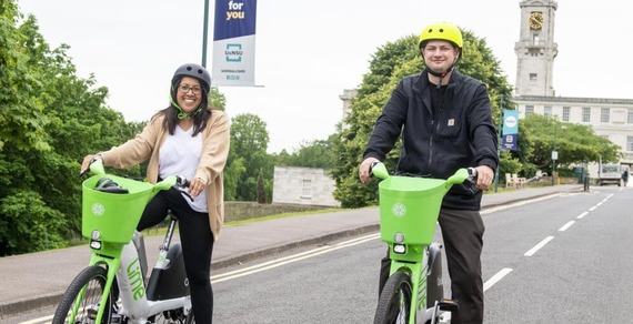 Lime e-bikes