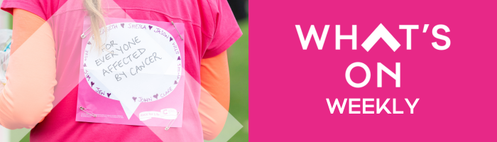 What's On Header - Race for Life