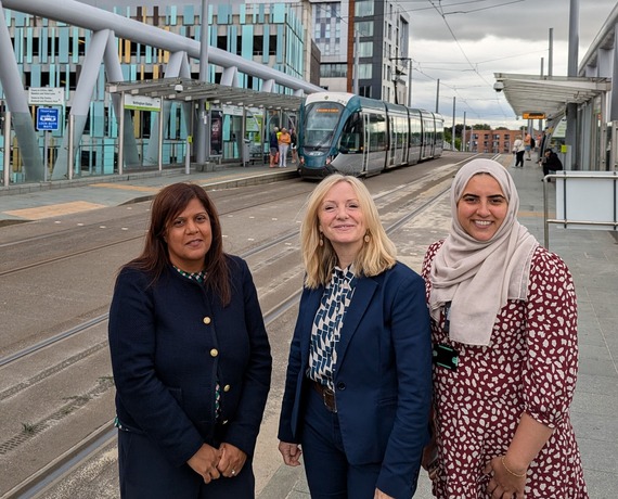 Sajeeda Rose, Tracy Brabin and Cllr Neghat Khan